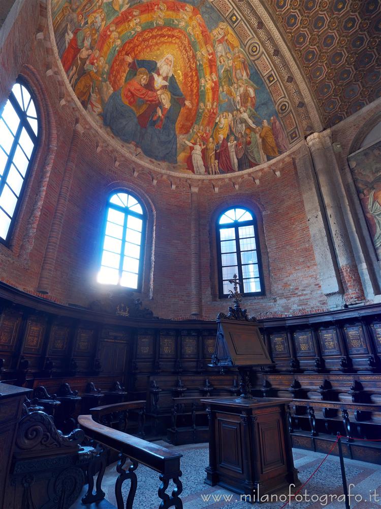 Milan (Italy) - Apse of the Basilica of san Simpliciano